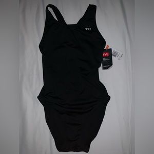 TYR one piece swimsuit. Size: 34. Color: black.